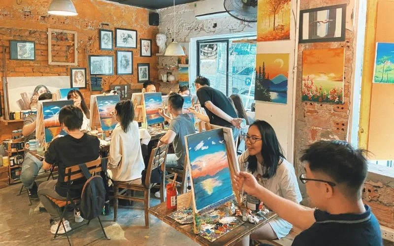 STT vẽ tranh cực chất: caption nghệ thuật đầy cảm xúc