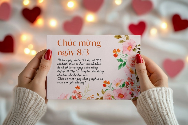 Câu chúc 83 cho cô giáo – Khi lời tri ân hóa thành cảm xúc