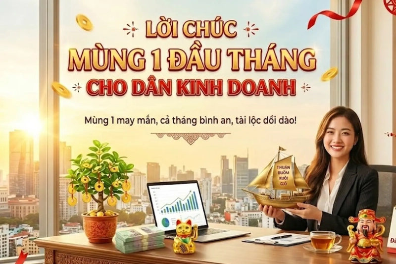 Thơ chúc mùng 1 đầu tháng hài hước, vui hết nấc