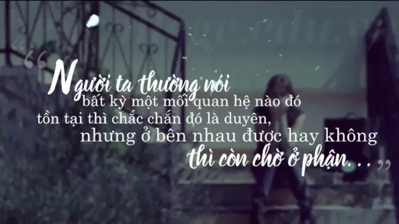 Stt duyên nợ chiêm nghiệm cuộc đời