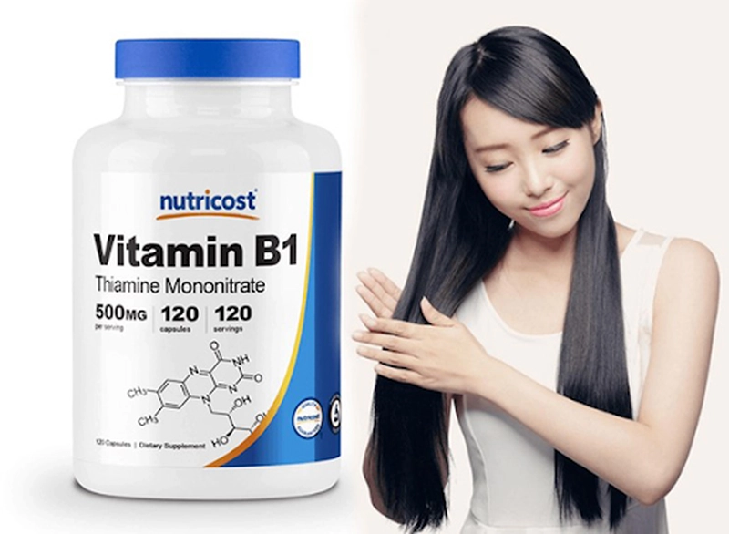 Tác dụng của vitamin B1 Kích thích mọc tóc từ bên trong