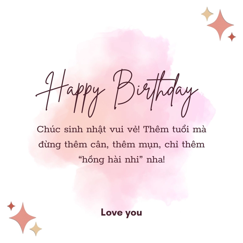 Tin nhắn chúc mừng sinh nhật