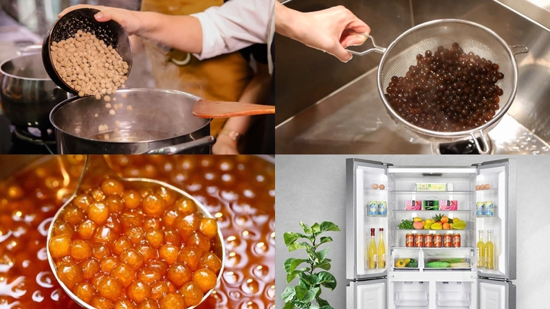 Trân châu để tủ lạnh