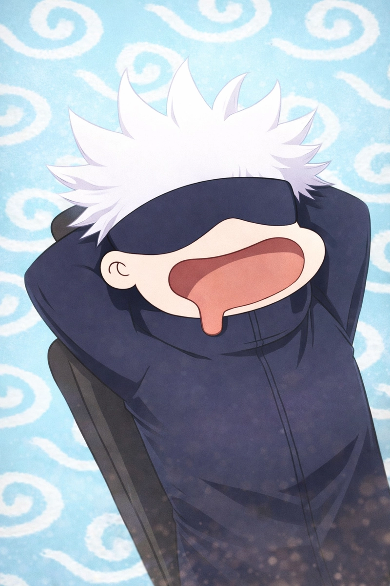 Ảnh Gojo Satoru chibi đáng yêu
