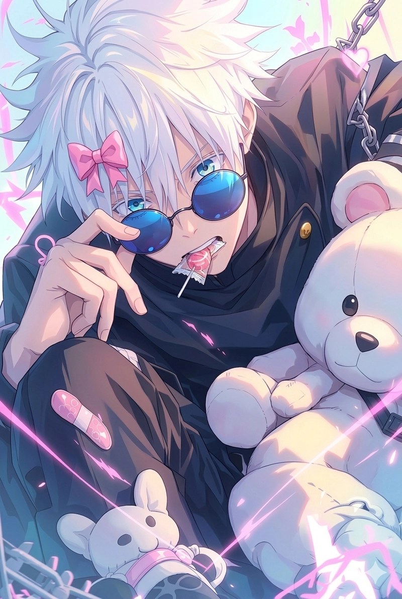 Ảnh Gojo Satoru cute nổi bật