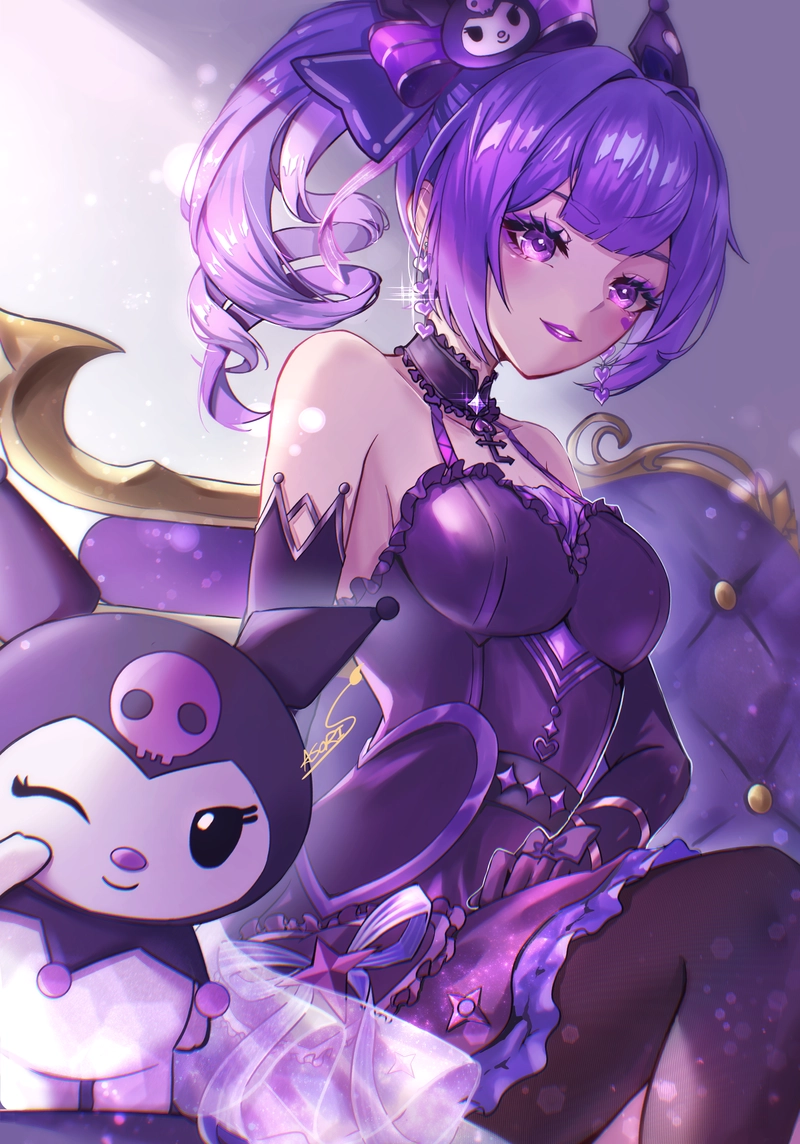 Ảnh Kuromi anime phong cách ngầu