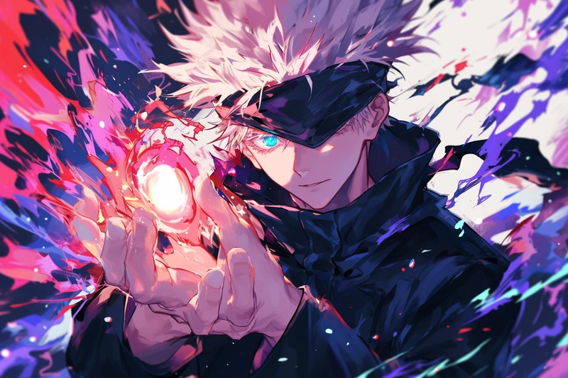 Ảnh anime Gojo Satoru đẹp mắt