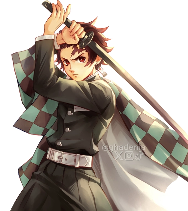 Ảnh anime Tanjiro cute phong cách anime