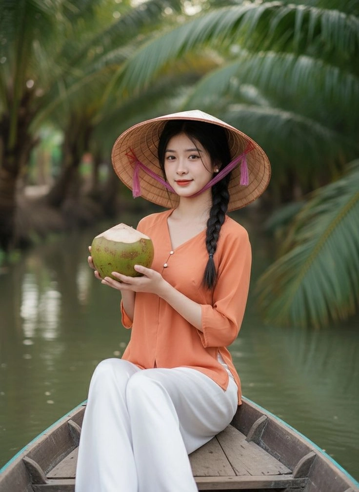 Caption hoài niệm về tà áo bà ba xưa