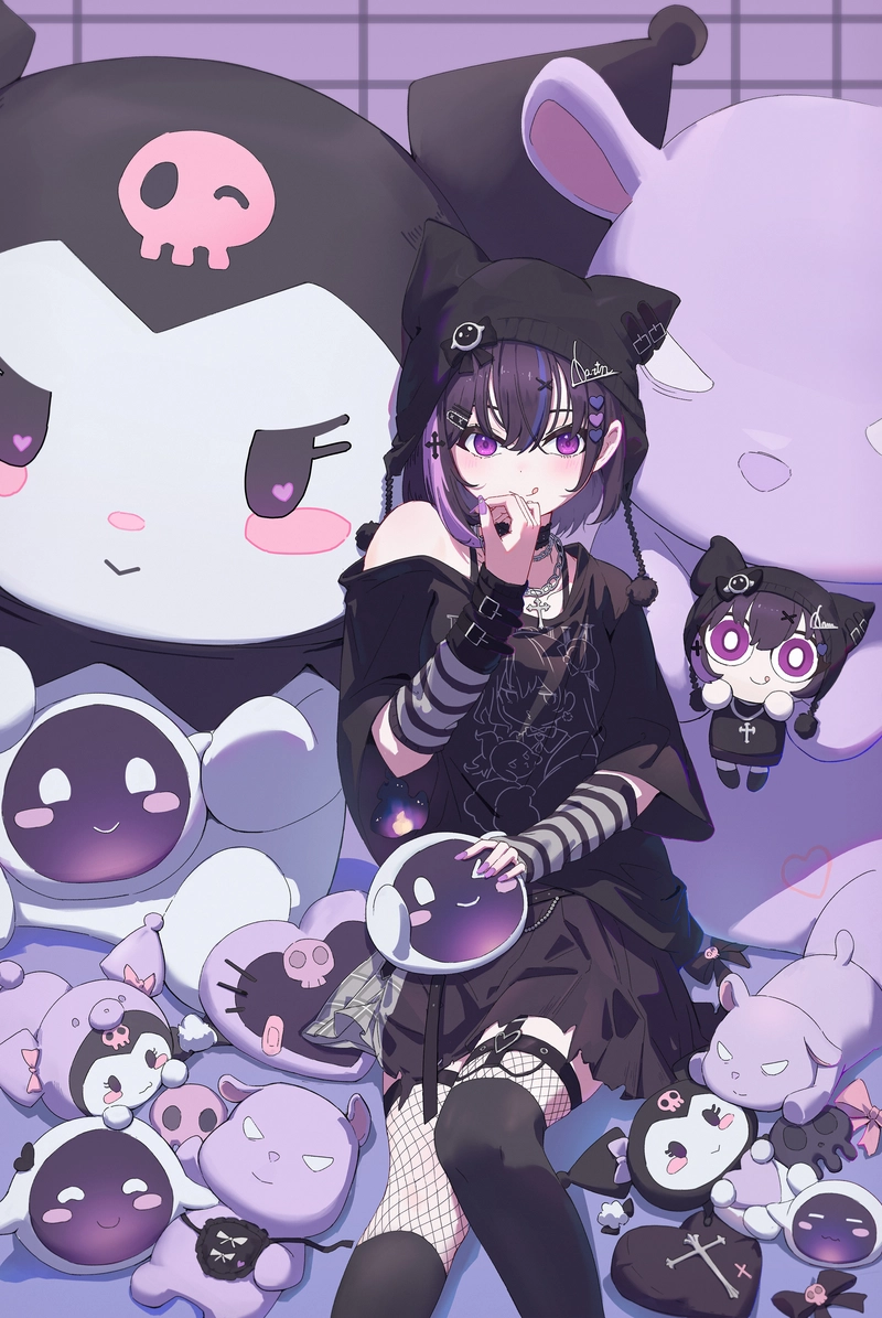 Hình Kuromi cute ngộ nghĩnh