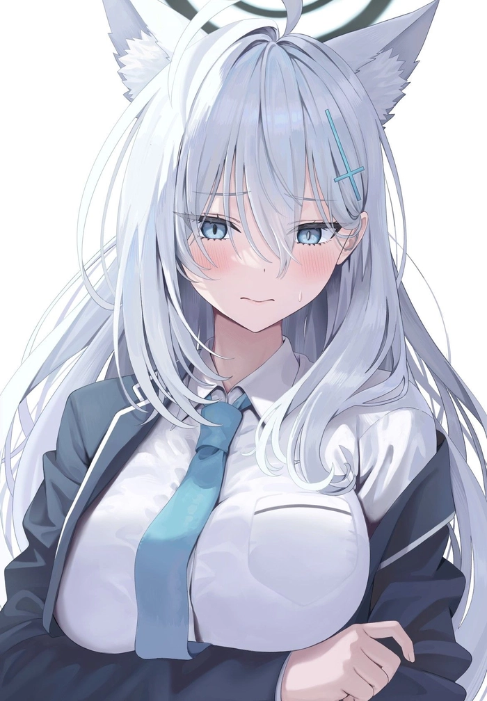 Hình Shiroko Blue Archive cuốn mắt.