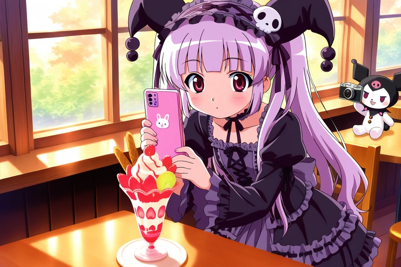 Hình ảnh Kuromi anime đáng yêu