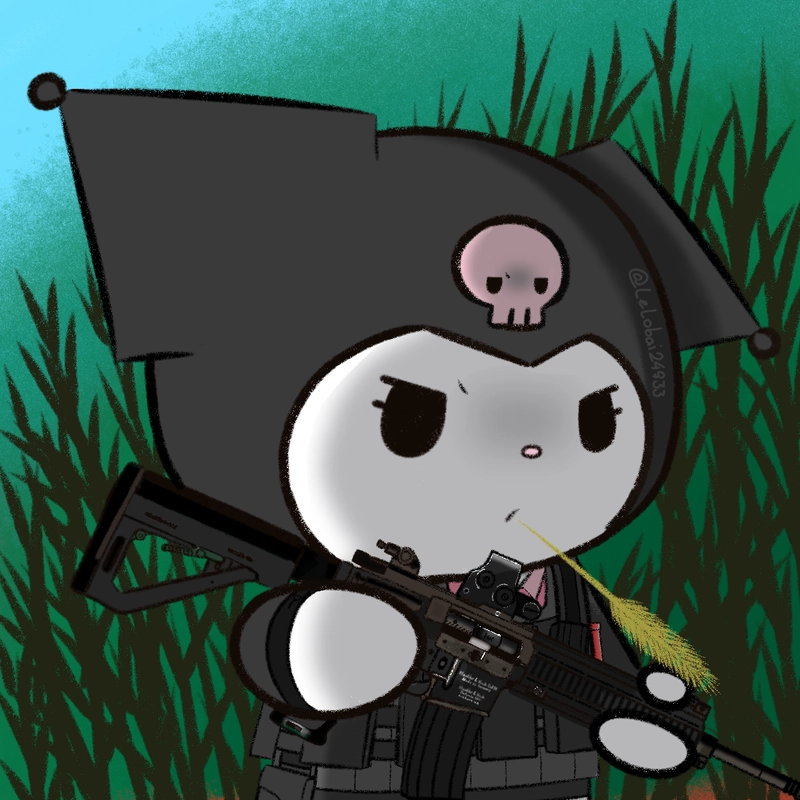 Hình ảnh Kuromi anime ngầu ấn tượng