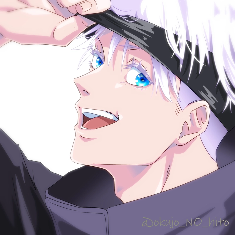 Hình ảnh anime Jujutsu Gojo Satoru sắc nét