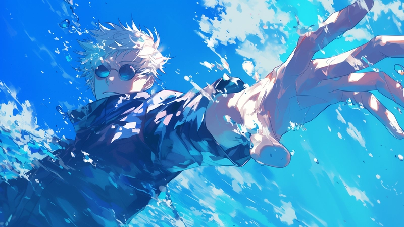 Hình ảnh anime Jujutsu Gojo Satoru