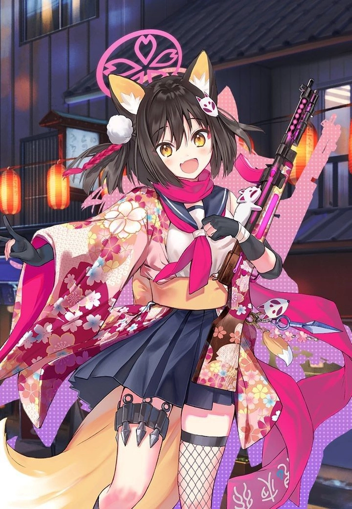Hình nền Izuna Kuda phong cách anime