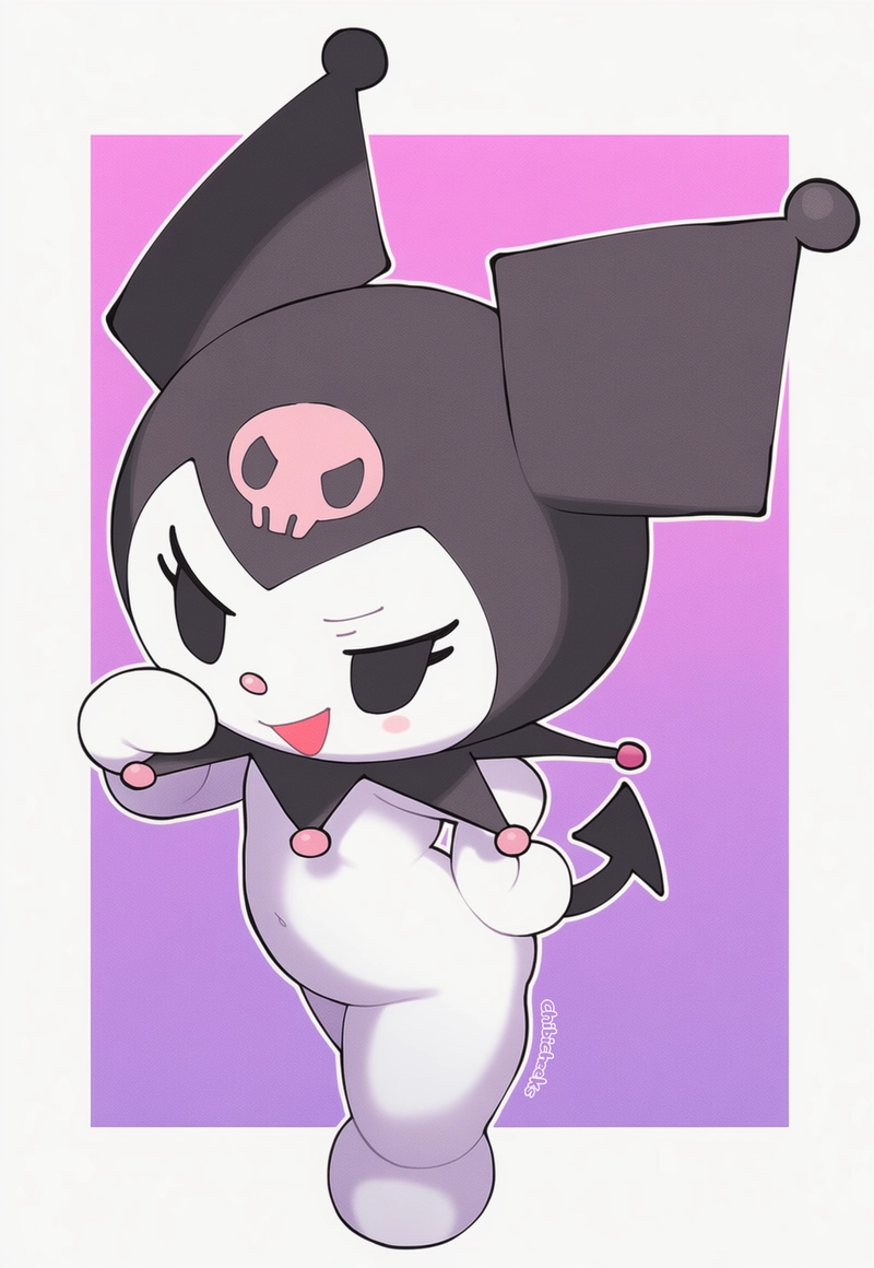Hình nền Kuromi anime cá tính