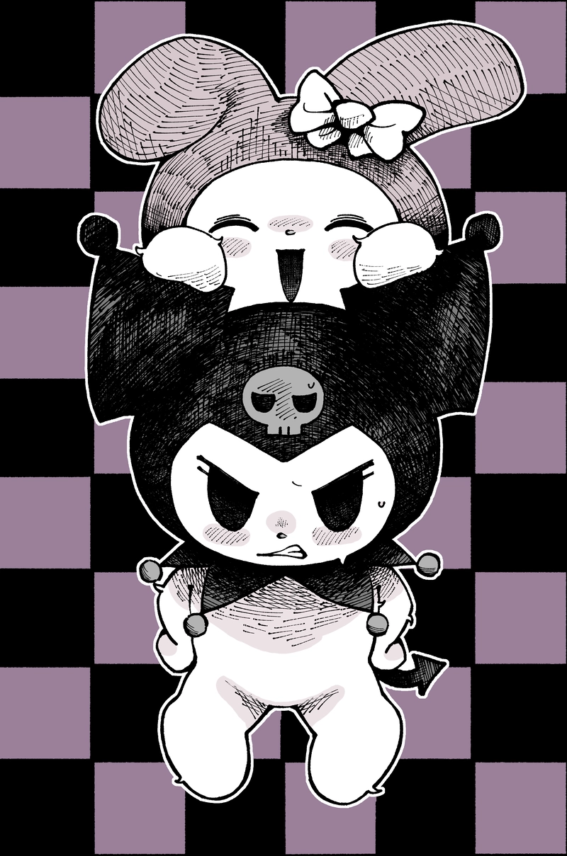 Hình nền Kuromi anime dễ thương