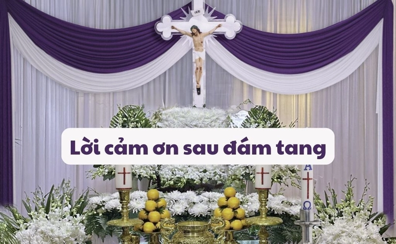 Lời cảm ơn sau tang lễ