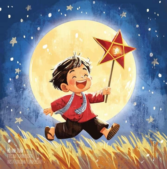 Cap trung thu cho bé bằng thơ ngắn